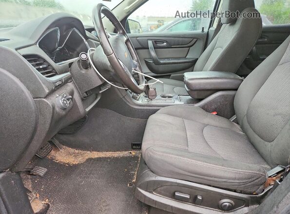 1GNKVGKD8HJ140331 2017 CHEVROLET TRAVERSE Черный Вид салона спереди