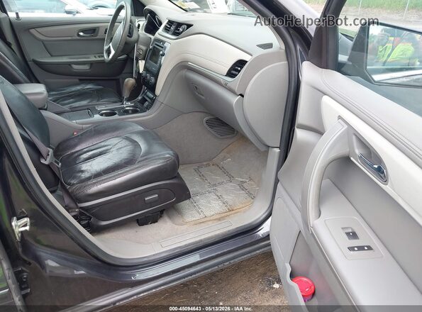 1GNKVGKDXHJ107007 2017 CHEVROLET TRAVERSE Gray Widok wnętrza z przodu