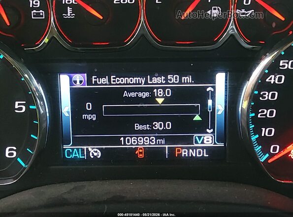 1GNLCDEC2JR202356 2018 CHEVROLET TAHOE Синий 