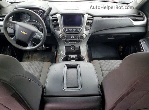 1GNLCDKC8JR299082 2018 CHEVROLET TAHOE White Vista del salpicadero