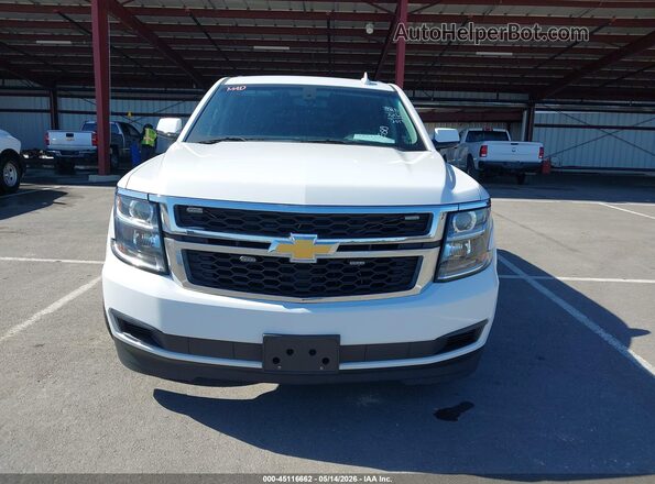 1GNSCAEC2HR310092 2017 CHEVROLET TAHOE Белый Вид спереди