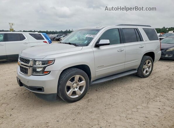 1GNSCAECXGR475645 2016 CHEVROLET TAHOE Серебряный Передняя левая четверть