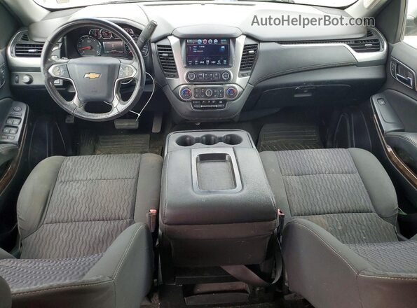 1GNSCAECXGR475645 2016 CHEVROLET TAHOE Серебряный Вид панели приборов