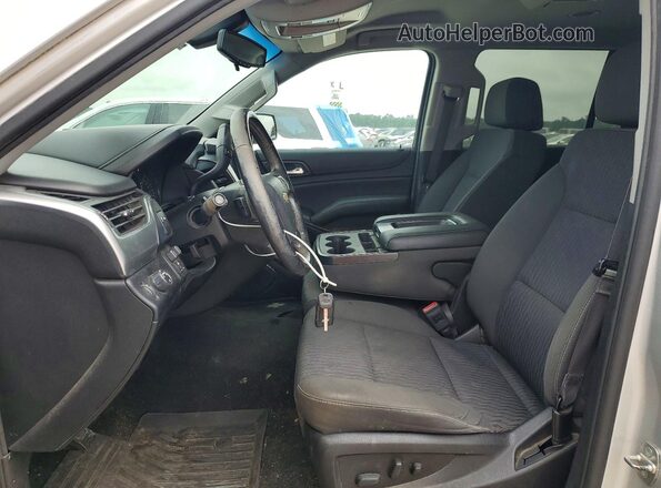 1GNSCAECXGR475645 2016 CHEVROLET TAHOE Серебряный Вид салона спереди