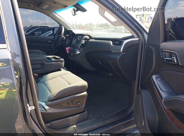 1GNSCAECXKR158117 2019 CHEVROLET TAHOE Серый Вид салона спереди