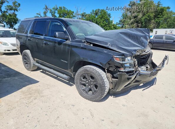 1GNSCAKC1LR126145 2020 CHEVROLET TAHOE Черный Передняя правая четверть