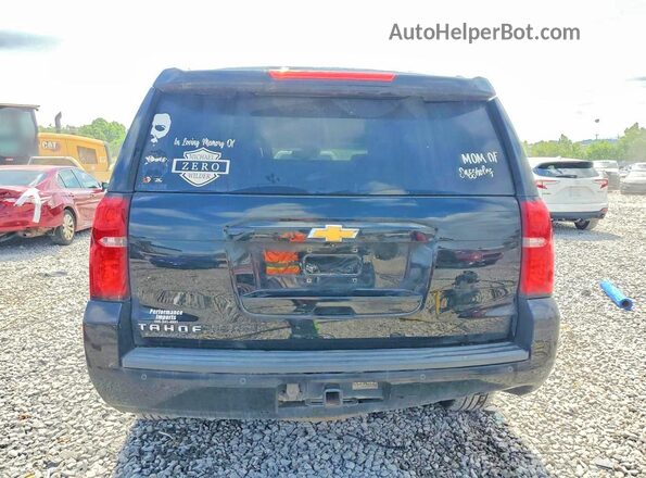 1GNSCBKC0GR263282 2016 CHEVROLET TAHOE Black Widok z tyłu