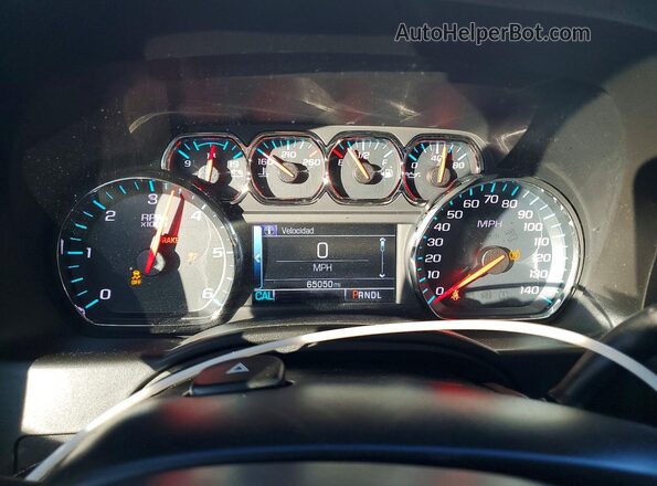 1GNSCBKC0KR110149 2019 CHEVROLET TAHOE Белый Вид щитка приборов