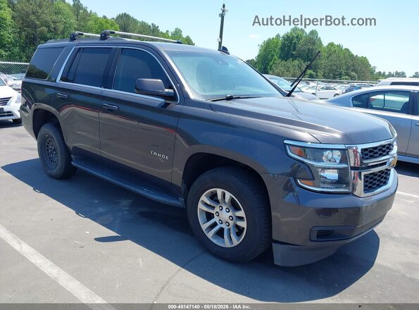 1GNSCBKC1HR277497 2017 CHEVROLET TAHOE Серый Передняя правая четверть