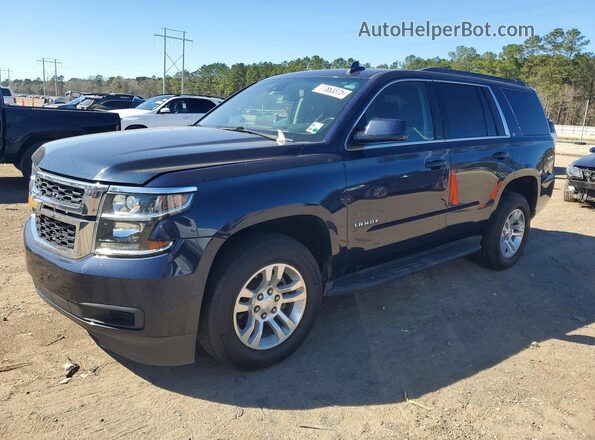 1GNSCBKC2HR380895 2017 CHEVROLET TAHOE Синий Передняя левая четверть