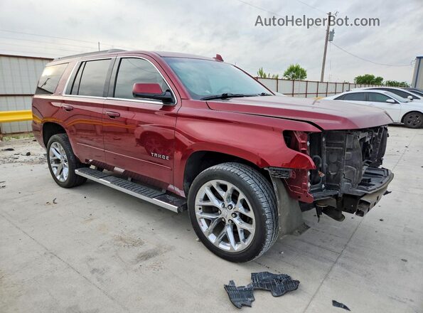 1GNSCBKC2LR126323 2020 CHEVROLET TAHOE Burgundy Передня права чверть