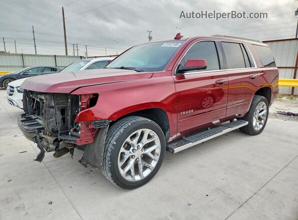 1GNSCBKC2LR126323 2020 CHEVROLET TAHOE Burgundy Передня ліва чверть
