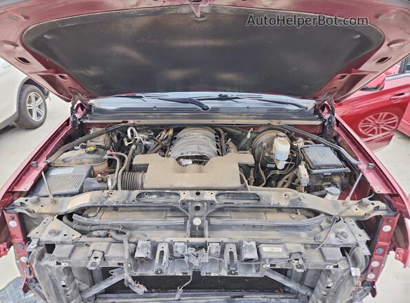 1GNSCBKC2LR126323 2020 CHEVROLET TAHOE Burgundy Вид підкапотного простору