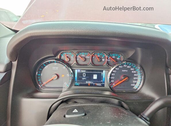 1GNSCBKC2LR126323 2020 CHEVROLET TAHOE Burgundy Вид щитка приладів