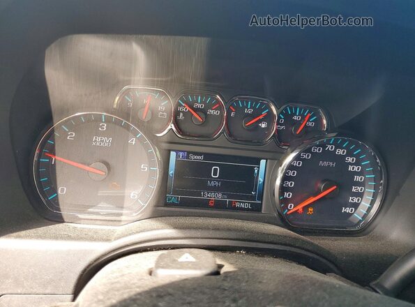 1GNSCBKC3LR120255 2020 CHEVROLET TAHOE Серебряный Вид щитка приборов