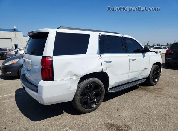 1GNSCBKC4KR359277 2019 CHEVROLET TAHOE Белый Задняя правая четверть