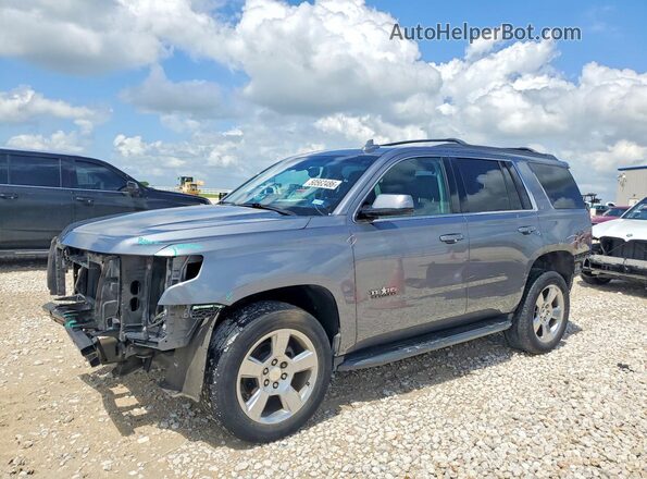 1GNSCBKC6KR106980 2019 CHEVROLET TAHOE Gray Передня ліва чверть