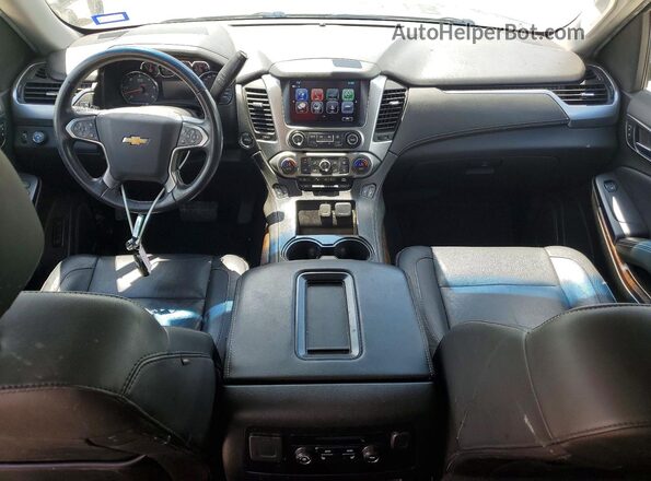1GNSCBKC6KR106980 2019 CHEVROLET TAHOE Gray Вид панелі приладів