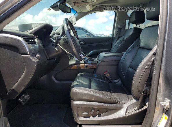 1GNSCBKC6KR106980 2019 CHEVROLET TAHOE Gray Вид салону спереду