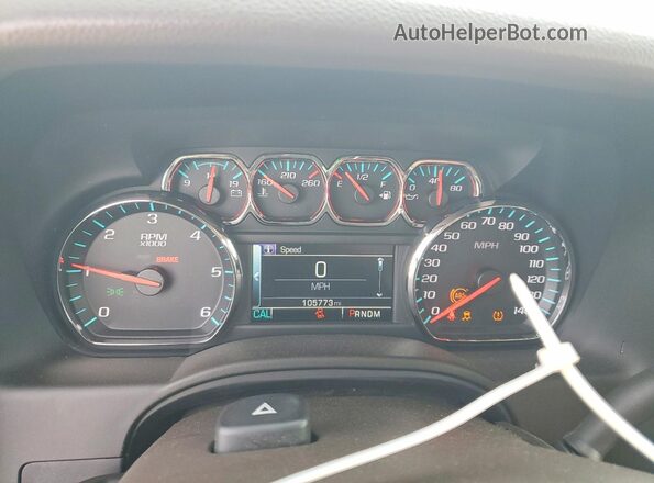 1GNSCBKC7GR447781 2016 CHEVROLET TAHOE White Вид щитка приладів