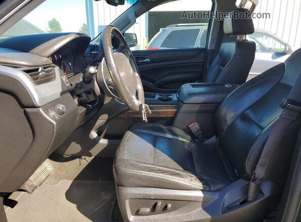 1GNSCBKC7JR132115 2018 CHEVROLET TAHOE Черный Вид салона спереди