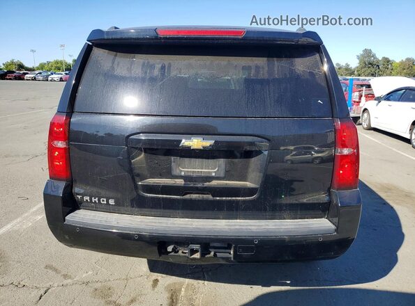 1GNSCBKC7JR132115 2018 CHEVROLET TAHOE Черный Вид сзади