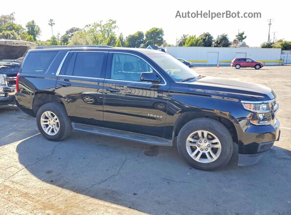 1GNSCBKC7JR132115 2018 CHEVROLET TAHOE Черный Передняя правая четверть