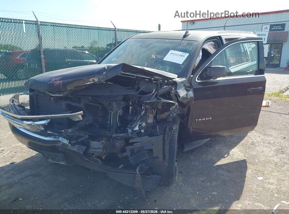1GNSCBKC7JR133748 2018 CHEVROLET TAHOE Brown Front view