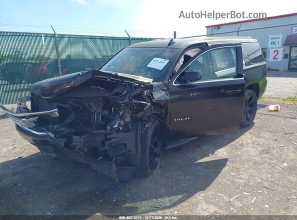 1GNSCBKC7JR133748 2018 CHEVROLET TAHOE Brown Front left