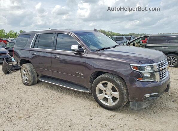1GNSCCKC7GR167526 2016 CHEVROLET TAHOE Коричневый Передняя правая четверть