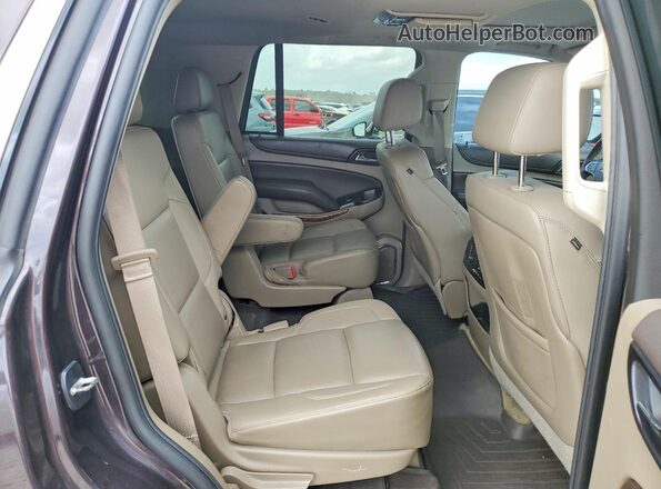 1GNSCCKC7GR167526 2016 CHEVROLET TAHOE Коричневый Вид задней части салона