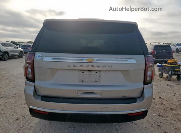1GNSCCKD6PR327291 2023 CHEVROLET SUBURBAN Бежевый Вид сзади