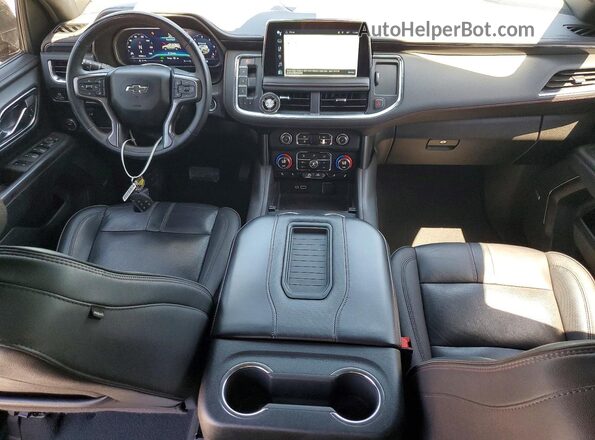 1GNSCEKD2PR446533 2023 CHEVROLET SUBURBAN Черный Вид панели приборов