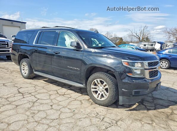 1GNSCGKC1HR306221 2017 CHEVROLET SUBURBAN Черный Передняя правая четверть