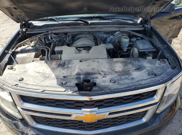 1GNSCGKC1HR306221 2017 CHEVROLET SUBURBAN Черный Вид подкапотного пространства