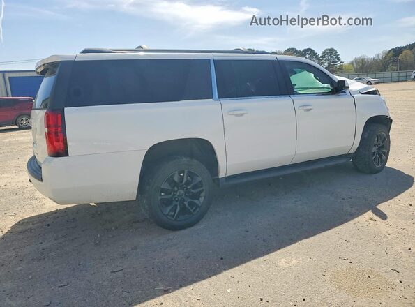 1GNSCHKC4JR103030 2018 CHEVROLET SUBURBAN Белый Задняя правая четверть