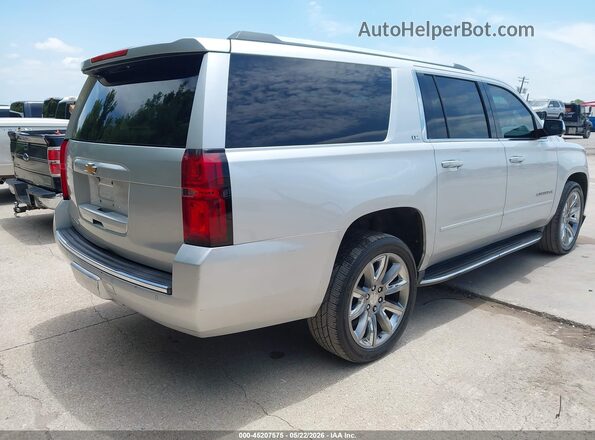1GNSCJKC8GR134460 2016 CHEVROLET SUBURBAN Silver Trasero derecho