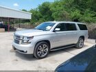 2016 Chevrolet Suburban Ltz Silver vin: 1GNSCJKC8GR134460
