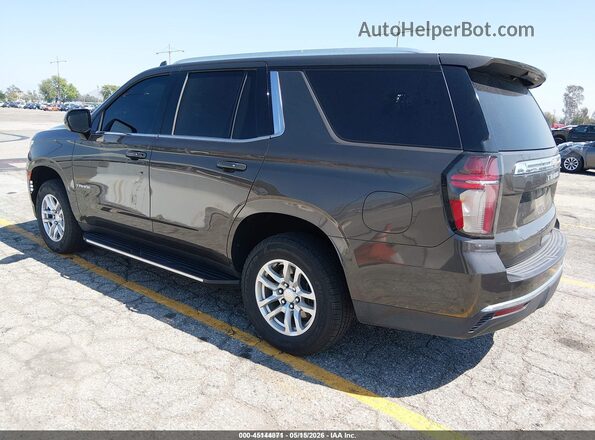1GNSCMED3MR303320 2021 CHEVROLET TAHOE Серый Задняя левая четверть