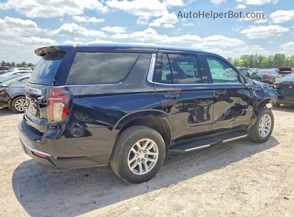 1GNSCMKD1NR121007 2022 CHEVROLET TAHOE Blue Trasero derecho