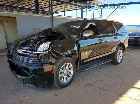 1GNSCSKD7PR264910 2023 CHEVROLET TAHOE Черный Передняя левая четверть