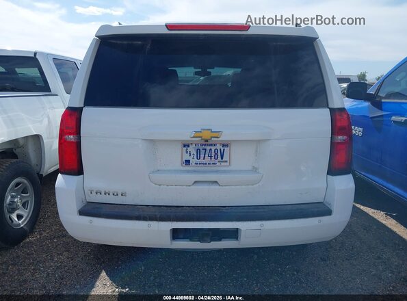 1GNSKAEC1JR314384 2018 CHEVROLET TAHOE Белый 