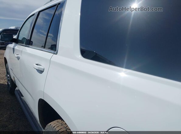 1GNSKAEC1JR314384 2018 CHEVROLET TAHOE Белый Вид спереди