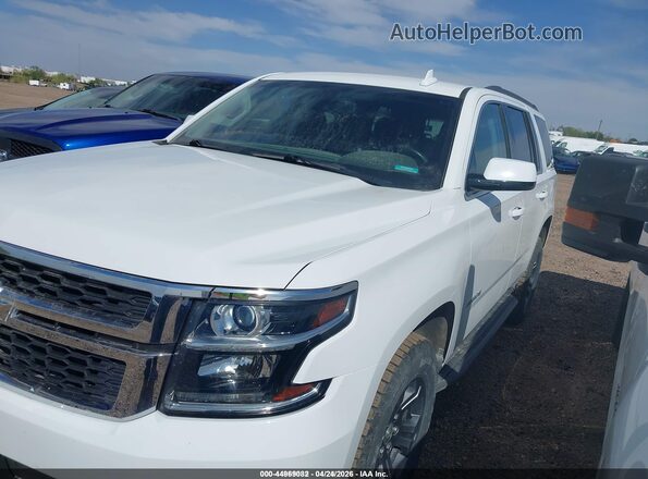 1GNSKAEC1JR314384 2018 CHEVROLET TAHOE Белый Панорамный вид салона 360°