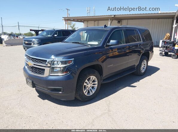 1GNSKAEC1JR323862 2018 CHEVROLET TAHOE Синий Передняя левая четверть