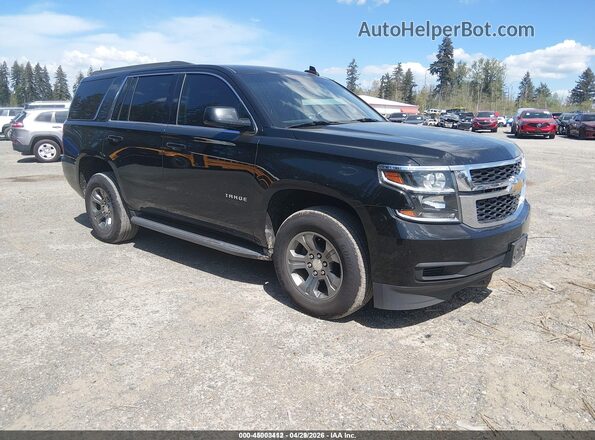 1GNSKAEC2JR366641 2018 CHEVROLET TAHOE Black Delantero derecho