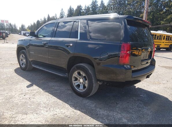 1GNSKAEC2JR366641 2018 CHEVROLET TAHOE Black Trasero izquierdo