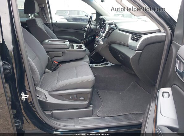 1GNSKAEC4LR105367 2020 CHEVROLET TAHOE Черный Вид салона спереди