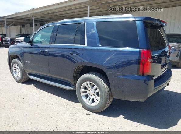1GNSKAEC5JR325761 2018 CHEVROLET TAHOE Dark Blue Задняя левая четверть