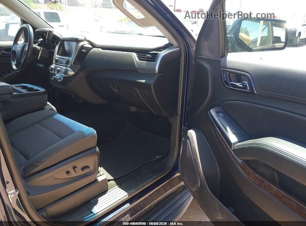1GNSKAEC5JR325761 2018 CHEVROLET TAHOE Dark Blue Вид салона спереди